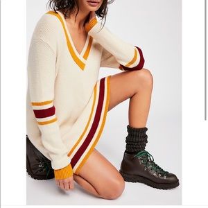 For Love and Lemons Knit Varsity Dress